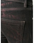 snake-tongue skinny jeans