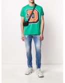 distressed slim-fit jeans