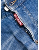 distressed slim-fit jeans