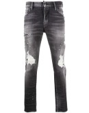 Skater ripped skinny jeans