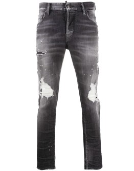Skater ripped skinny jeans