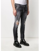 Skater ripped skinny jeans