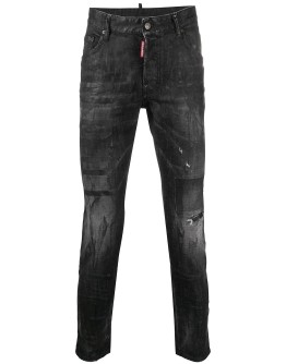 coated cropped skinny jeans