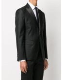 embroidered logo blazer