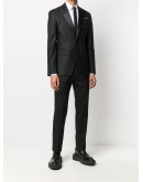 embroidered logo blazer