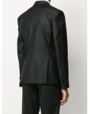 embroidered logo blazer