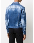 acid-wash denim jacket