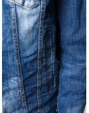 acid-wash denim jacket