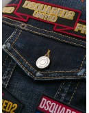 multiple-patch denim jacket