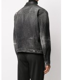 crystal-embellished denim jacket