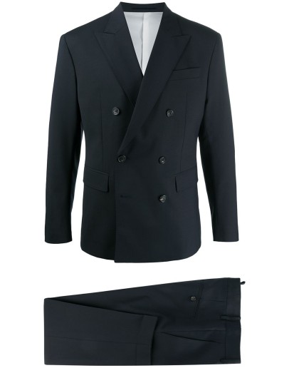double breasted two-piece suit