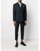 double breasted two-piece suit