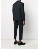 double breasted two-piece suit