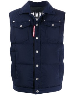 padded down gilet