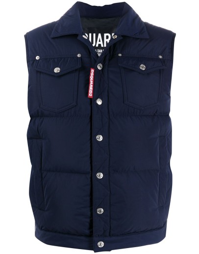 padded down gilet