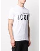 Icon-print crew-neck T-shirt