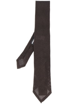 woven embroidered tie