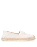 stitched logo espadrilles