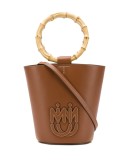 logo detail bucket bag