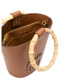 logo detail bucket bag