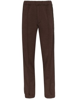 Roma logo-striped track pants