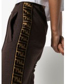 Roma logo-striped track pants