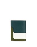 colour-blocked logo wallet