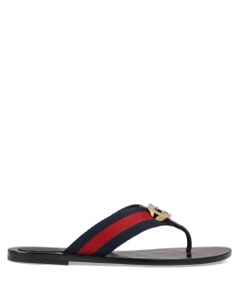 GG thong Web sandals