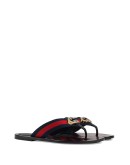 GG thong Web sandals