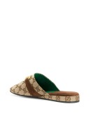 monogram pattern Horsebit mules