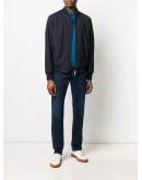 mid rise slim-fit jeans