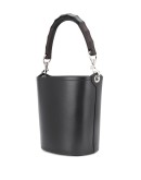 logo-embossed bucket bag