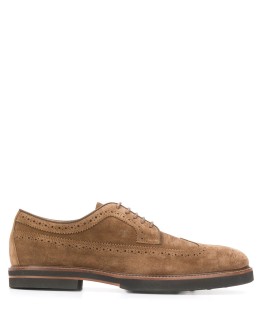 lace-up leather brogues