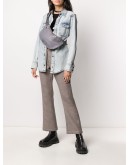 contrast stitching belt bag