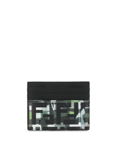 camouflage FF print cardholder