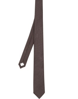monogram jacquard tie