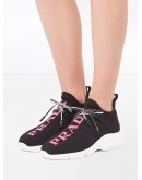 logo knitted sneakers