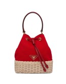 wicker bucket bag