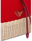 wicker bucket bag