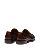 buckled woven loafers