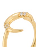 half-moon appliqué ring
