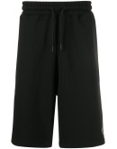embroidered logo track shorts