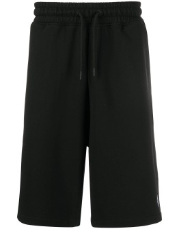 embroidered logo track shorts