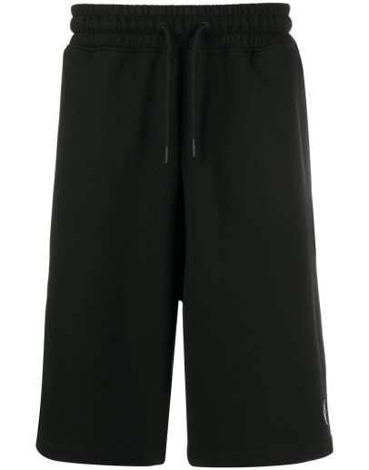 embroidered logo track shorts