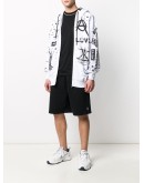 embroidered logo track shorts