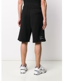 embroidered logo track shorts