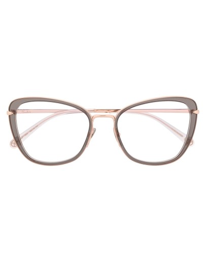 two tone cat-eye frame glasses 