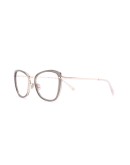 two tone cat-eye frame glasses 