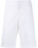 Triangle logo patch bermuda shorts