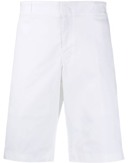 Triangle logo patch bermuda shorts